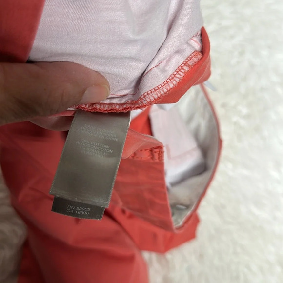 Liz Claiborne Sloane Bermuda Shorts Melon Color Sz16 - Picture 5 of 8